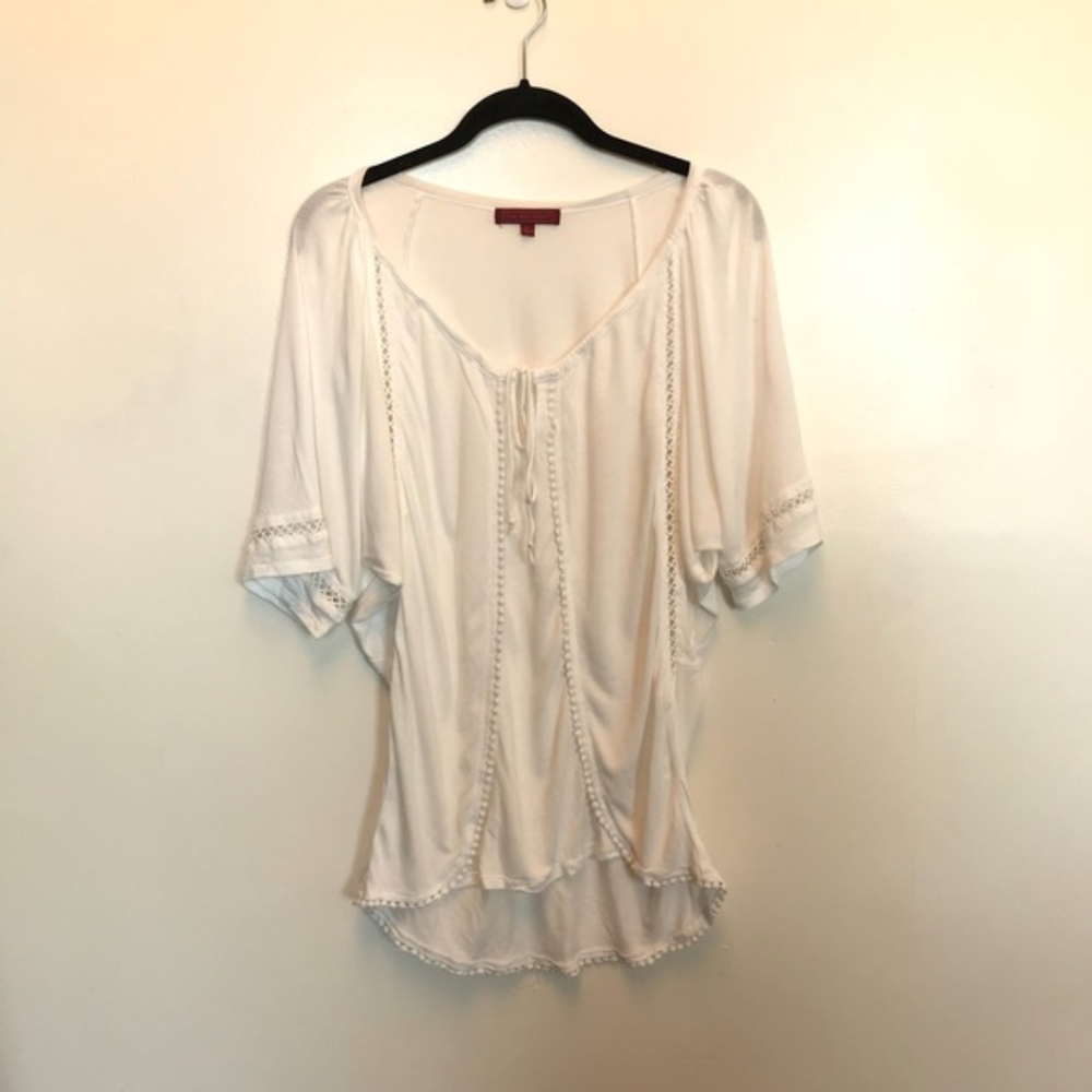 Anthropologie | One September White Boho Tunic